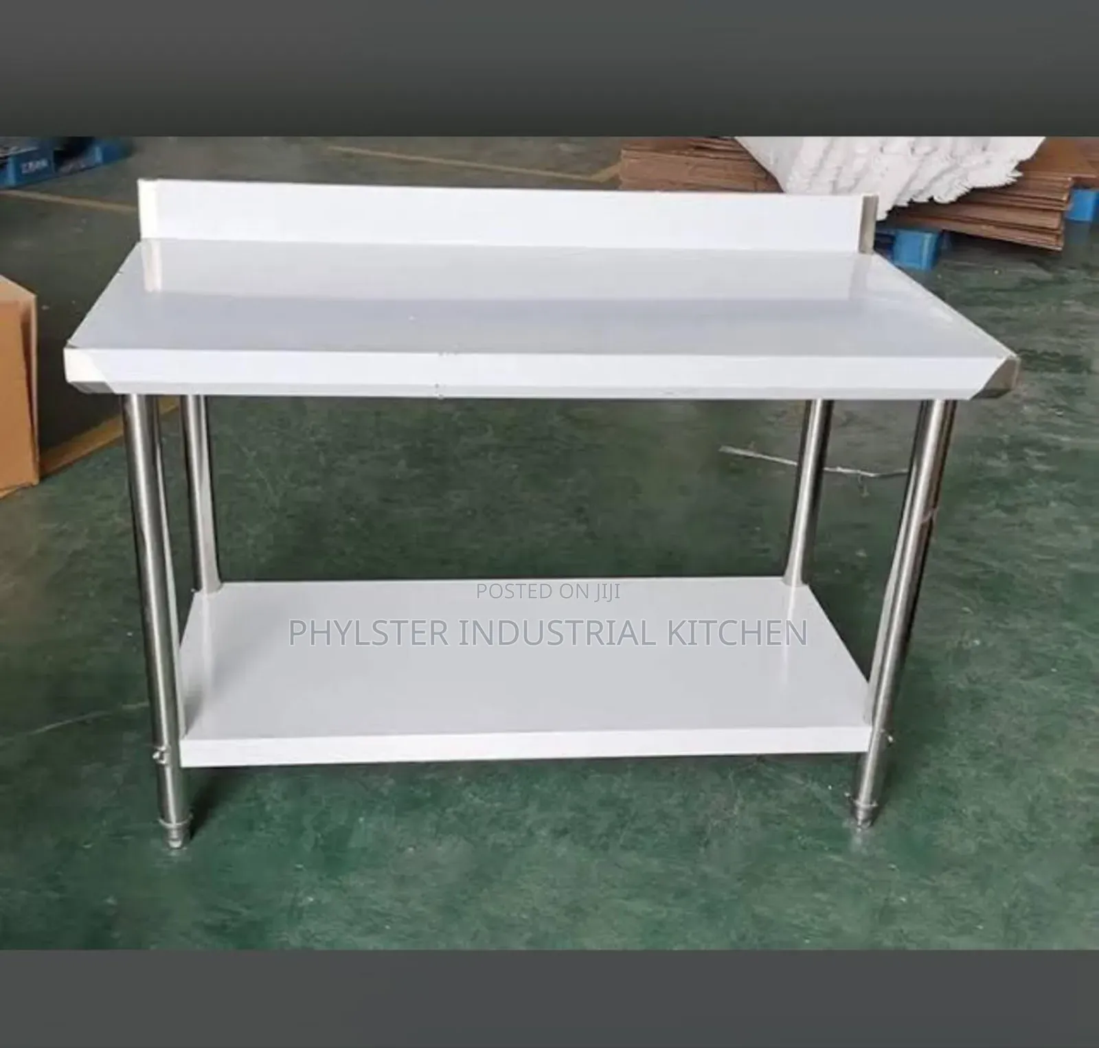 Working Table With Backsplash