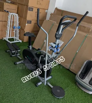 4 in 1 Elliptical Bike With Dumbbells Stepper and Twister