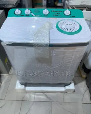 New Hisense 11kg Wash Spinning Top Load (Manual)Warranty