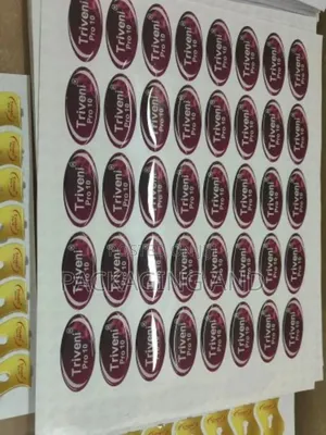 Custom Printed Dome Sticker for Luxury Goods Labeling