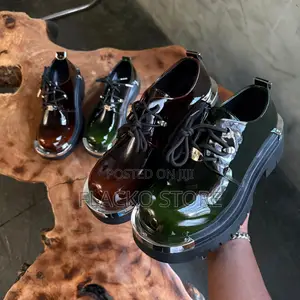 Original Balenciaga Monochromatic Color Schemed Derby Shoes