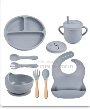 Silicon Baby Feeding Set