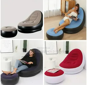 Inflatable Sofa With Foot Rest