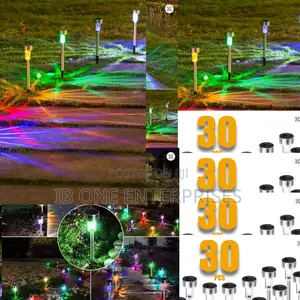 Weatherproof Wonder: 120pcs Multi-Color Garden Solar Lights