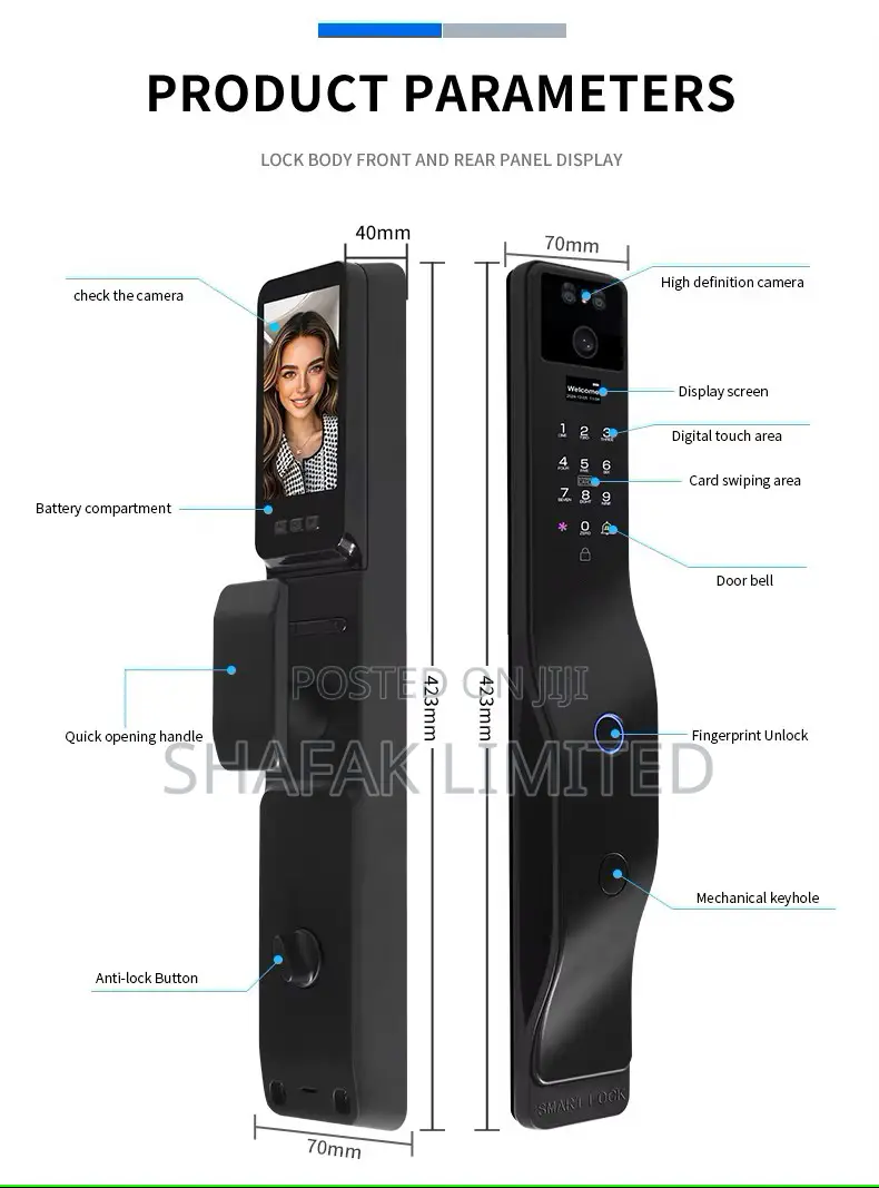 Tuya Full Automatic Biometric Lock