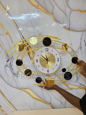 Luxury Quartz Metal Wall Design Clock(Big Size)