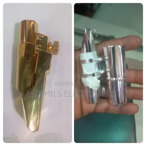 Professional Alto Saxophone Golden And Silver Mouth-piece