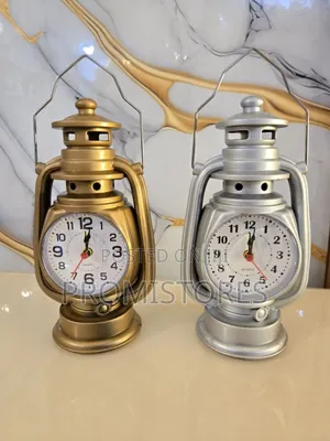 Ornament Vintage Lamp Clock