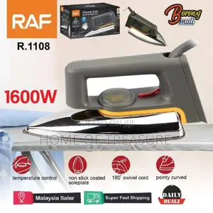 Raf R.1108 1600watts Electric Dry Iron
