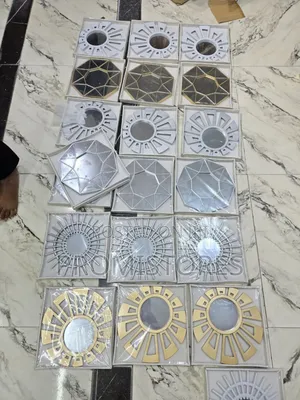 3pcs Metal Frame Wall Mounted Round Mirror