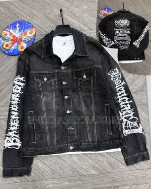 Pure Quality Luxury Men's Jeans Jacket 🧥 Balenciaga