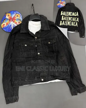 Pure Quality Luxury Men's Jeans Jacket 🧥 Balenciaga