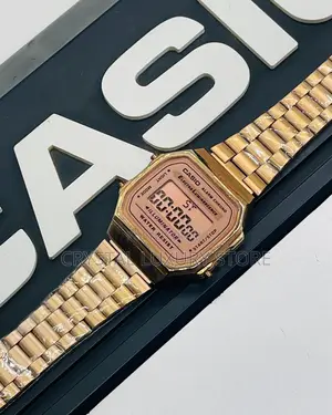 Casio Quality Luxury Men Chain Strap Wristwatch