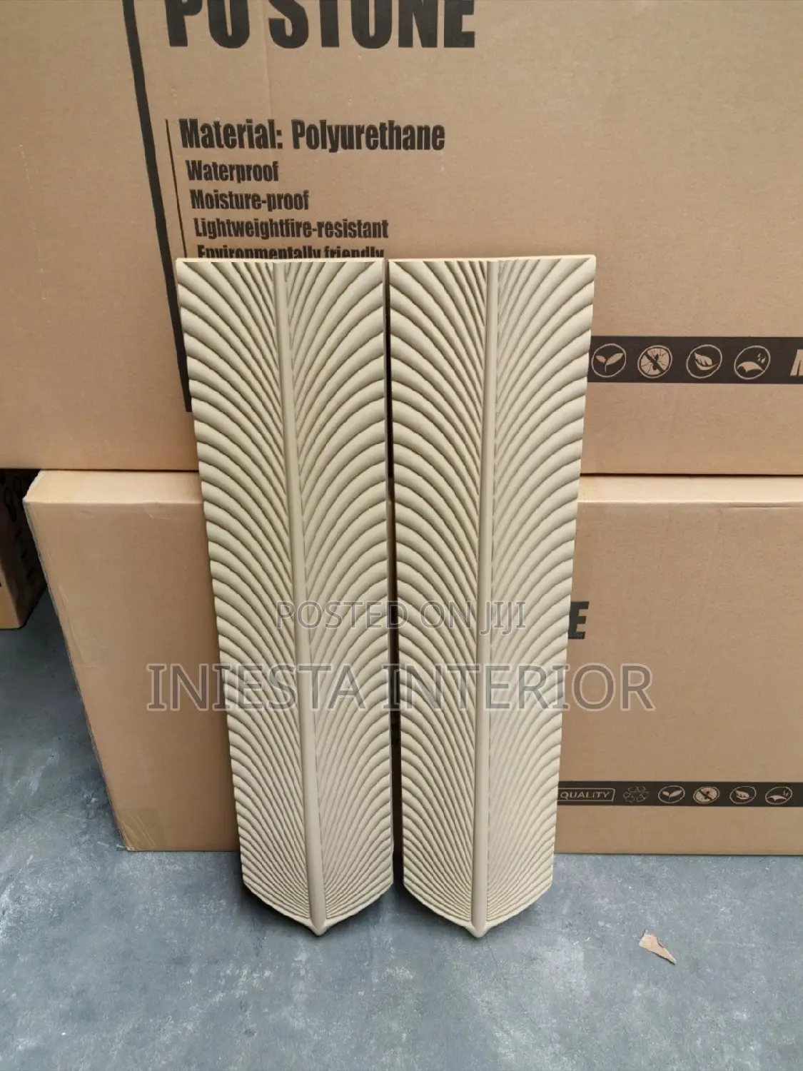 Pu Feather Panel for Interior Design