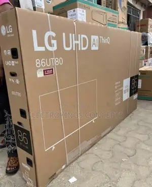 Original Lg 86” Uhd, Ai Think Smart, Satellite Television