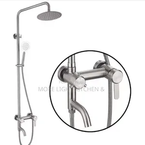 Black and Chrome Shower