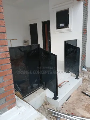 Front Veranda Handrail Dark Glass