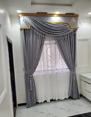 Quality Curtains With Antique Board Plain And Pattern