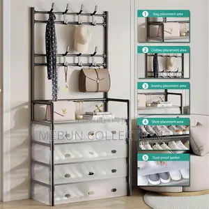 5layer Dustprof Hat And Shoe Rack