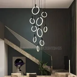 Led Staircase Chandelier