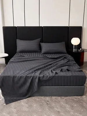Silk Grey Bedsheet, Pilliowcases and Duvet Cover