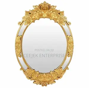 Flower Gold Design Mirror