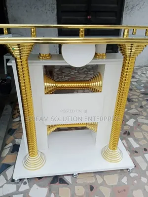 White and Gold Pulpit