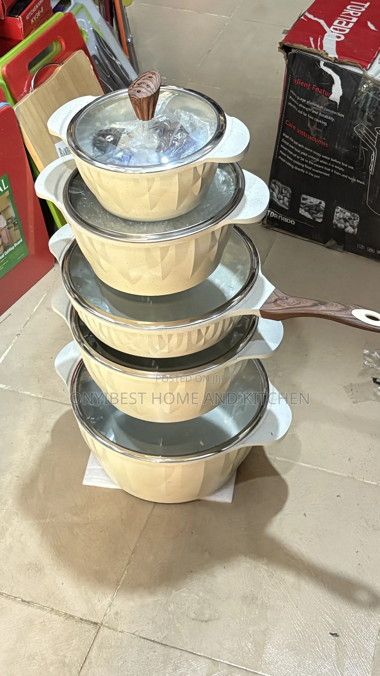 Hotchef 10piece Granite Cookware Set