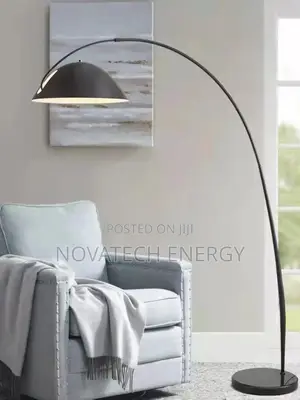 Acrylic Material Shade Arched Standing Lamp Light