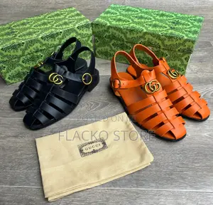 Original Gucci Leather Sandals