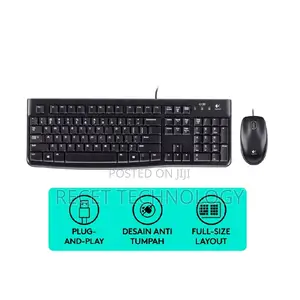 Logitech Mk120 Wired Keyboard Mouse
