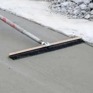 36" Concrete Broom With a Pole