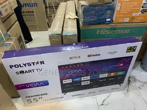 Polystar 55 Inches Smart Tv With Wi-Fi Connectivity
