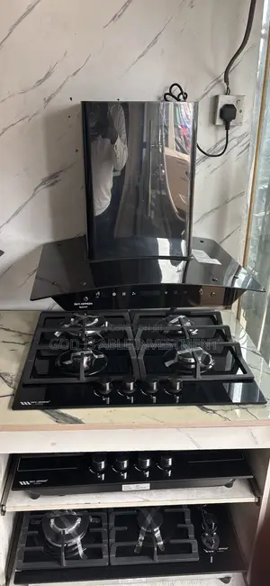 Sky Oppein 4 Burner Gas And Extractor