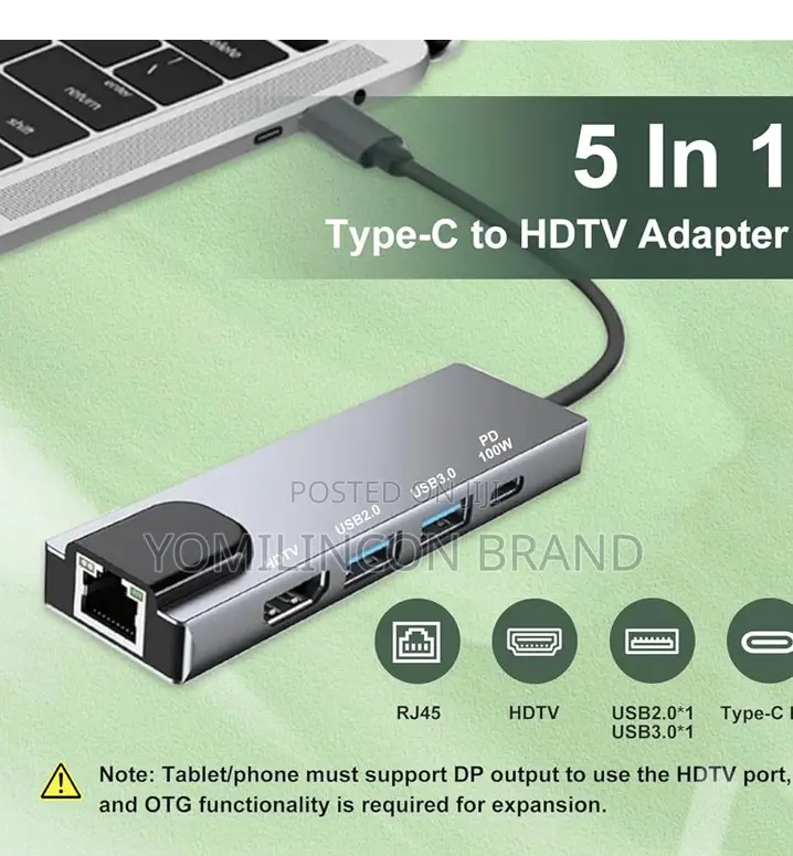Ldnia 5-in-1 Type C Adapters