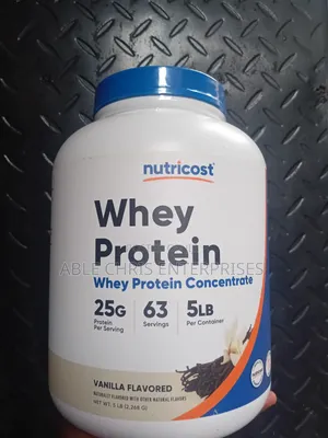 Nutricost Vanilla Flavored Whey Protein Concentrate,