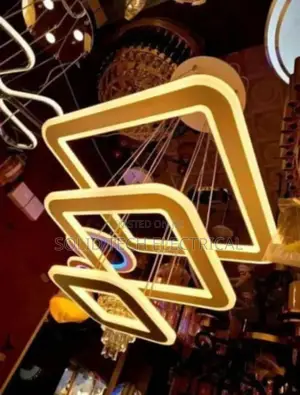 3 Step Led Square Chandelier