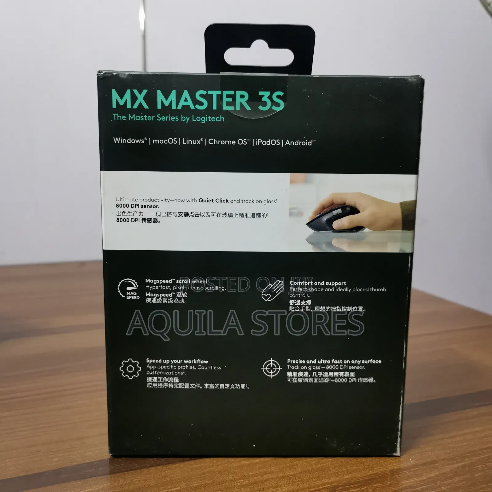 Logitech Mx Master 3s Wireless Performance Mouse.