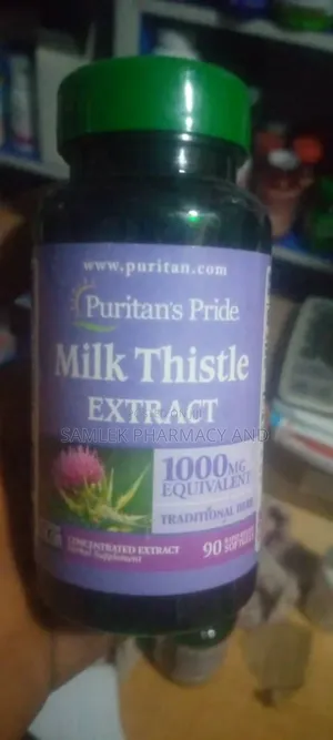 Puritan's Milk Thistle Extract 1000mg 90softgel-liver Health