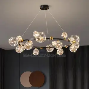 Modern Creative Chandelier Circle Lights