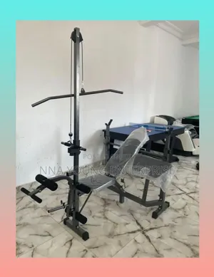 Adjustable Weight Bench With Lap Pull