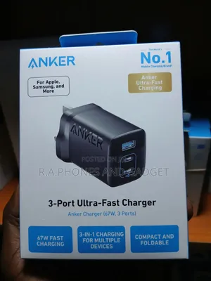 Anker Charger 67w 3 Ports