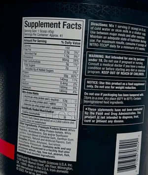 Muscletech Nitrotech Whey Protein 4lb