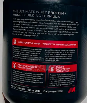 Muscletech Nitrotech Whey Protein 4lb