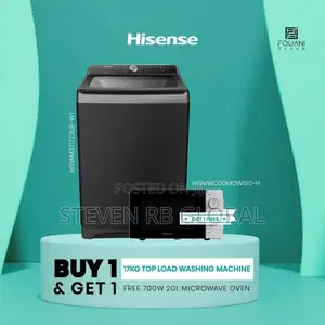 Hisense Top Load 17kg (Wt3t1723ub) Washing Machine