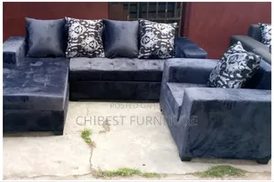Newly Made Gray Colored L Shaped Sofa Set for Homes /Office