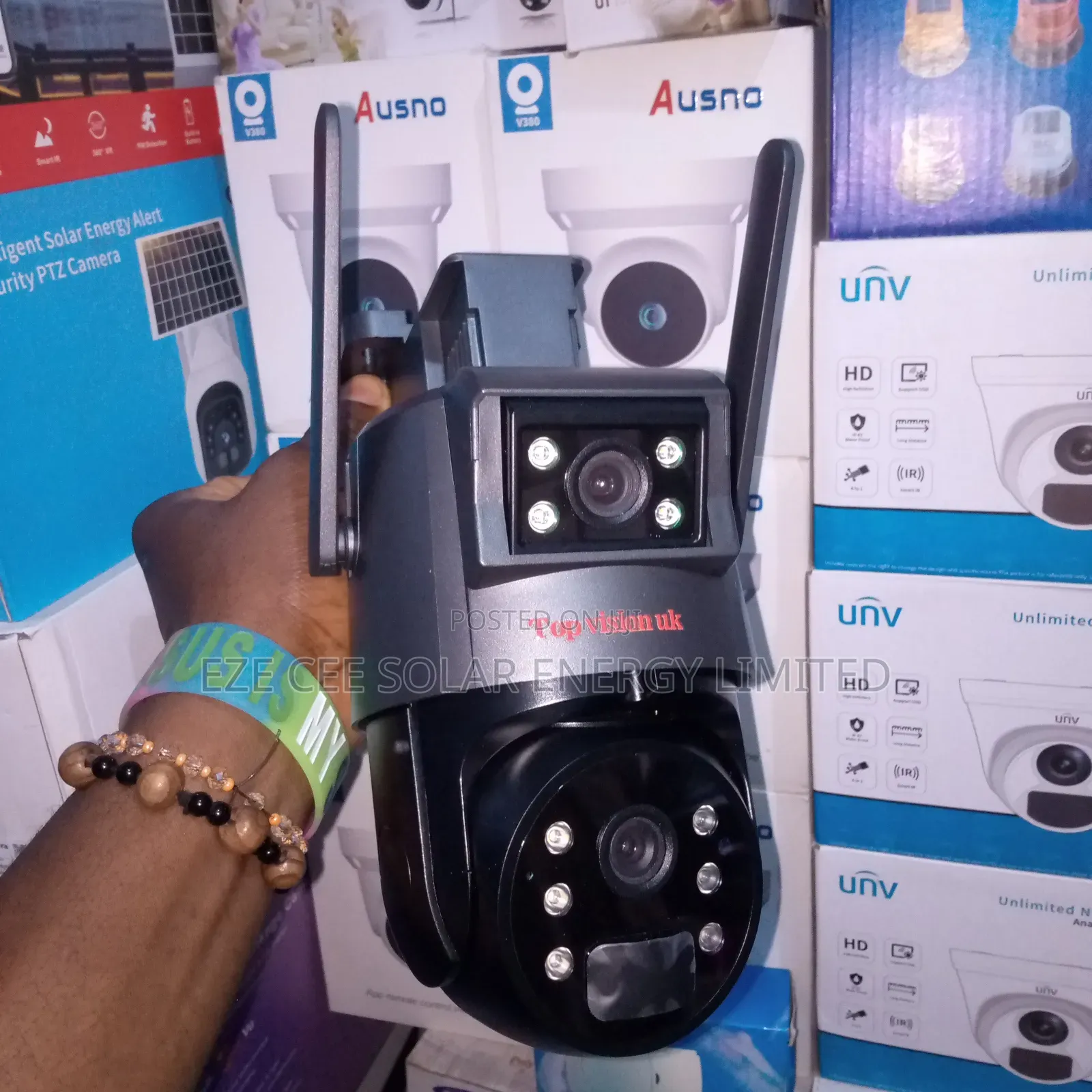 Dual Lens Solar Camera