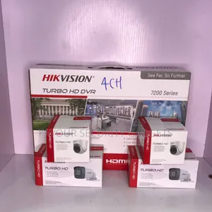 Hikvision 4 Channel Dvr+ 4 Camera