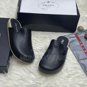 Original Prada Mule With Cream Sole 40-46