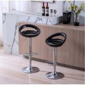 Plastic Adjustable Swivel Barstool - 2pcs